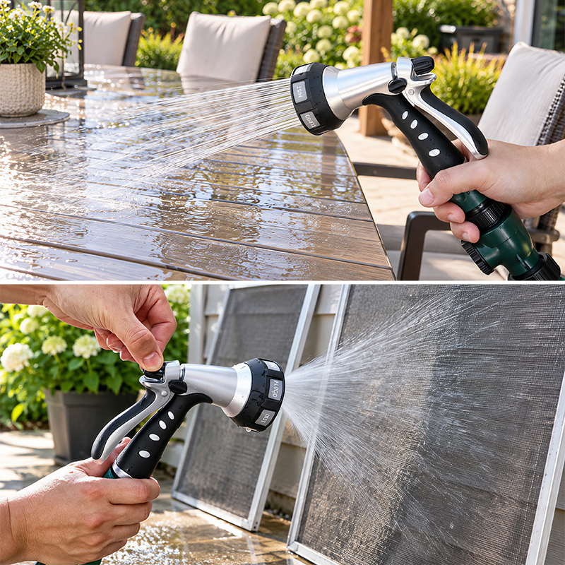Squeeze Garden Sprayer – 7 Spray Patterns with Flow Control & Trigger Lock