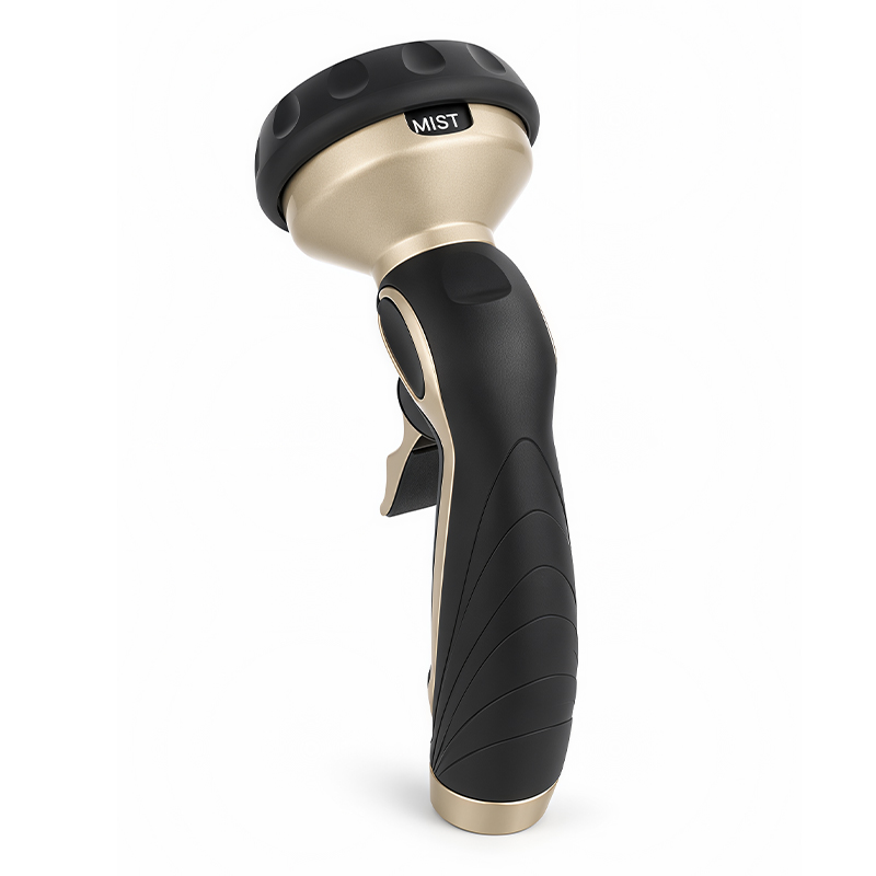 Squeeze Handle Garden Hose Nozzle with 9 Spray Patterns