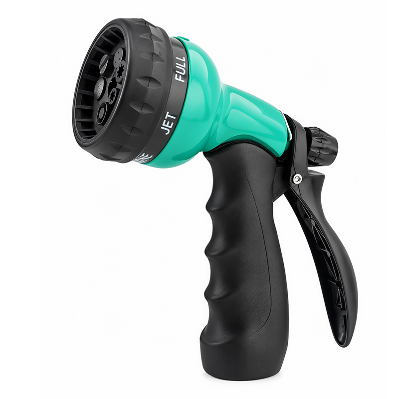 Squeeze Water Sprayer – 7 Spray Patterns with Zinc Alloy, Flow Control & Trigger Lock