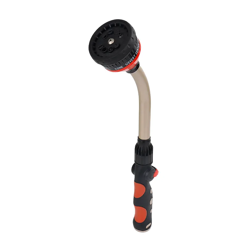 Adjustable Thumb Control Hose Nozzle with 10 Spray Patterns