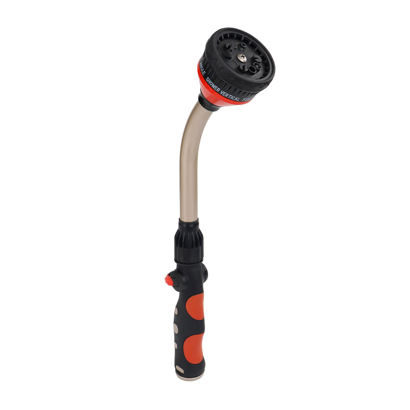 Adjustable Thumb Control Hose Nozzle with 10 Spray Patterns