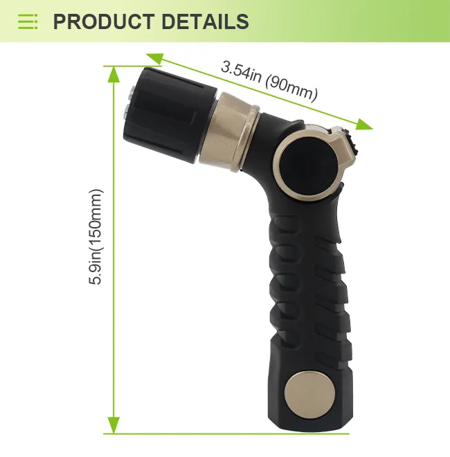 Thumb-Operated Spray Nozzle – Adjustable Jet Stream, Ergonomic Grip & Leak-Proof Design