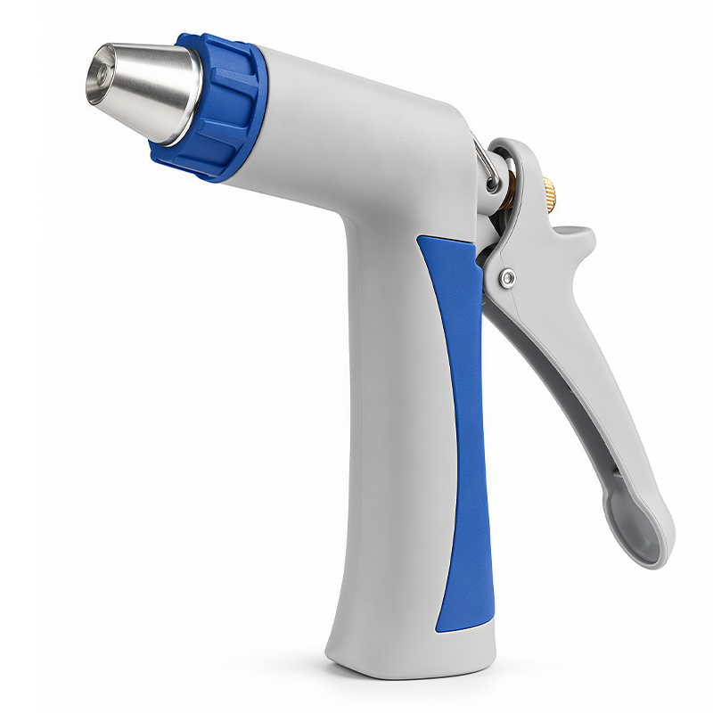 Trigger Grip Hose Nozzle – 3 Spray Patterns with Zinc Alloy, Flow Control & Trigger Lock
