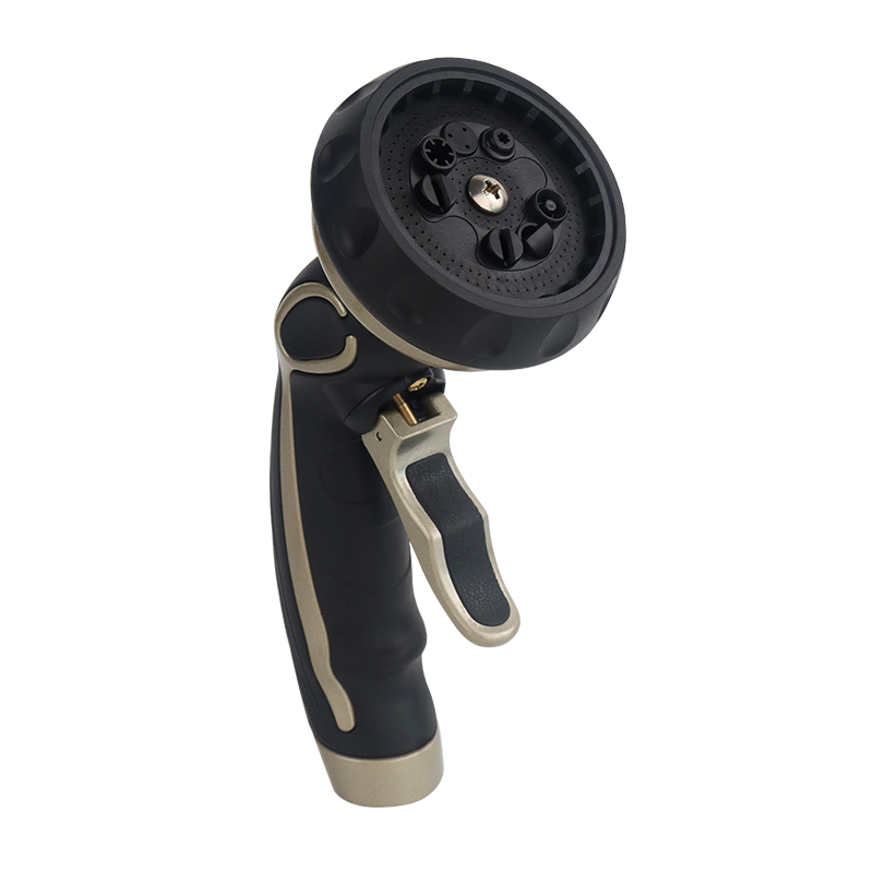 Watering Hose Nozzle – 9 Pattern Adjustable Garden Spray Gun, Ergonomic Handle