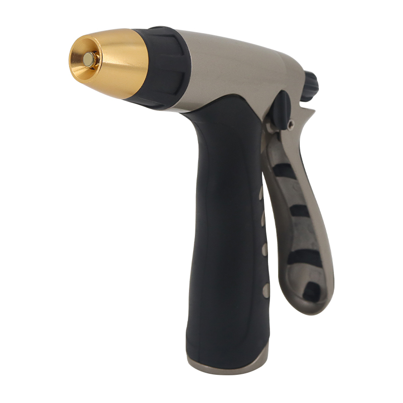 Premium Metal Watering Nozzle – Heavy Duty Adjustable Garden Hose Spray Gun with Ergonomic Grip