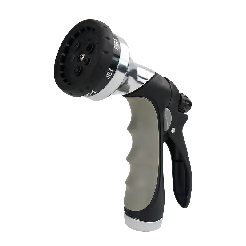 Heavy Duty Watering Sprayer for Garden Hose – 8 Pattern Adjustable Nozzle, Ergonomic Soft Grip, Multi-Function Spray Gun