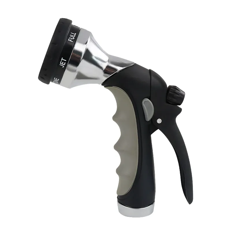 Heavy Duty Watering Sprayer for Garden Hose – 8 Pattern Adjustable Nozzle, Ergonomic Soft Grip, Multi-Function Spray Gun