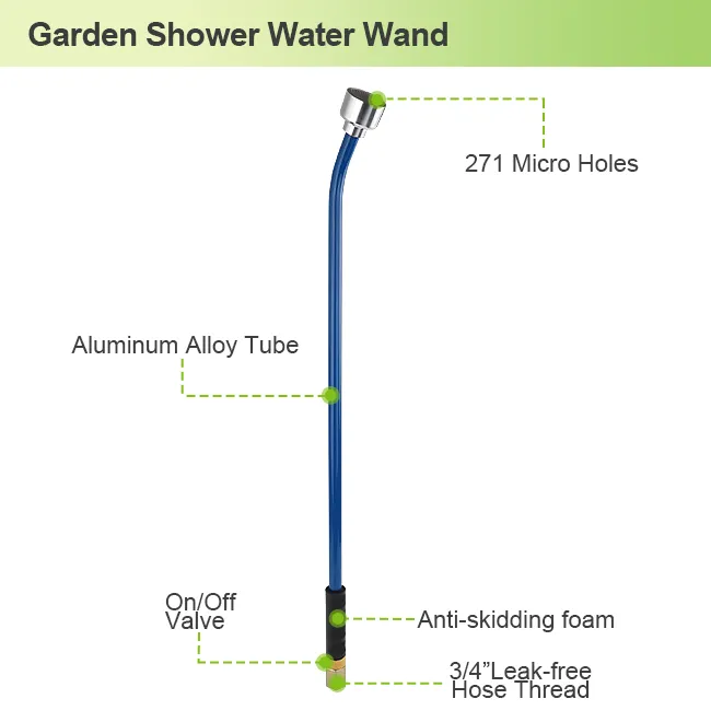 Long Reach Watering Sprayer Nozzle for Garden and Cleaning