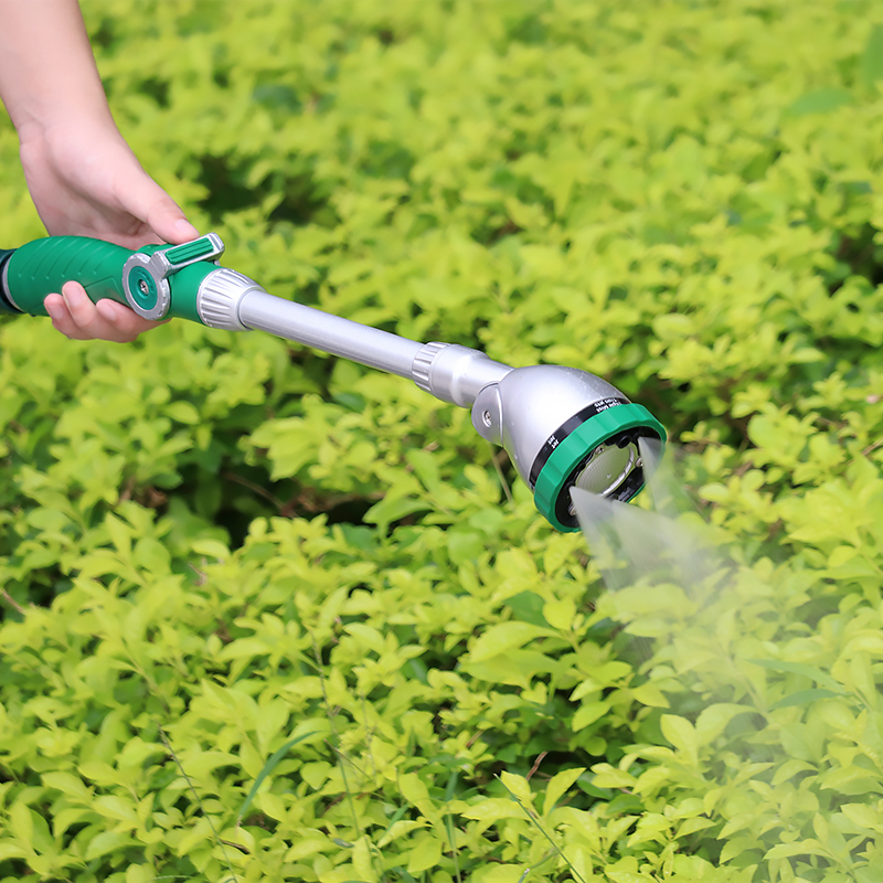 Long-Reach Garden Watering Wand - 7 Spray Modes with Adjustable Head