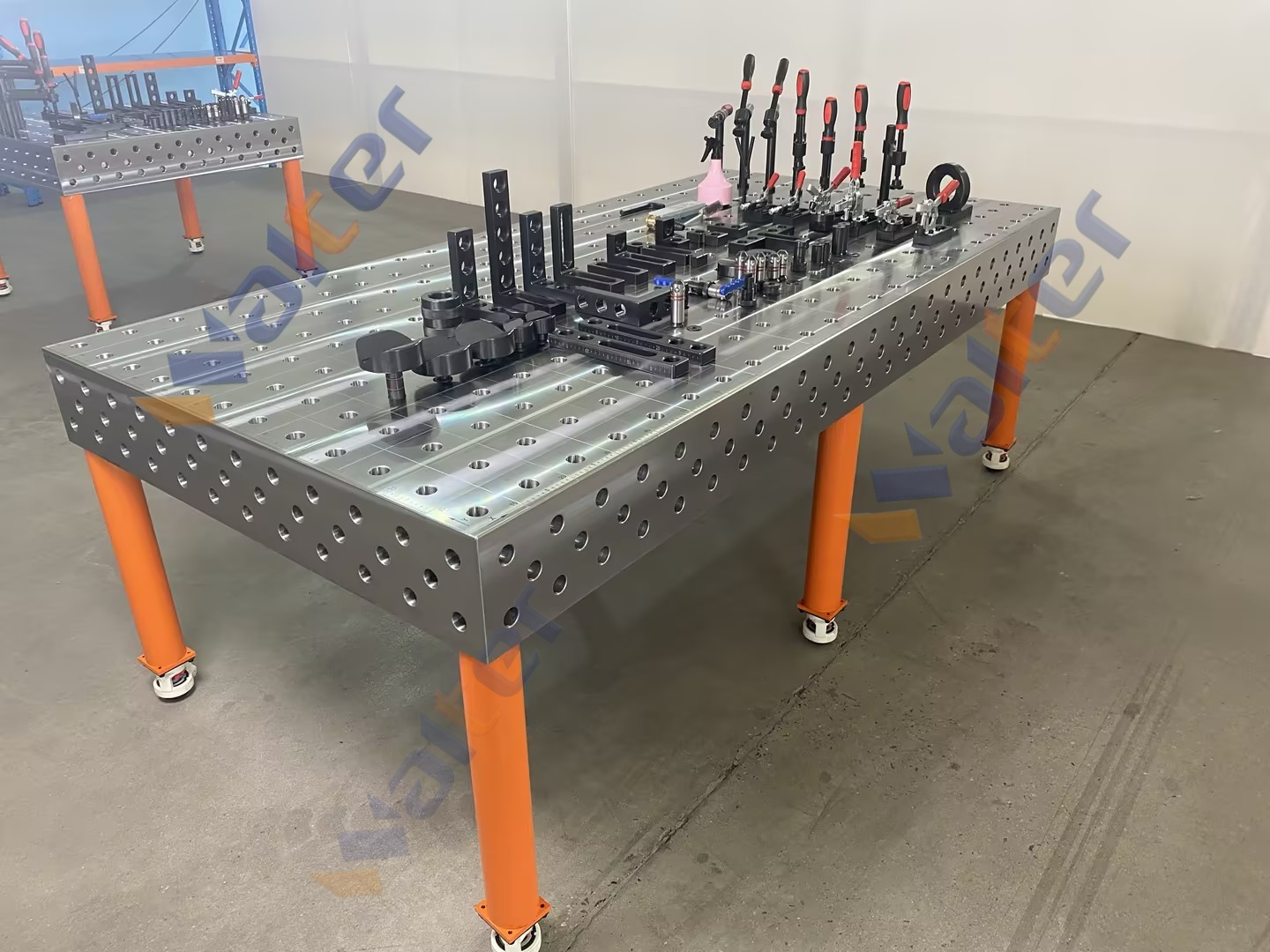 3D Modular Welding Table D28 4000x2000x200mm – Steel Q355