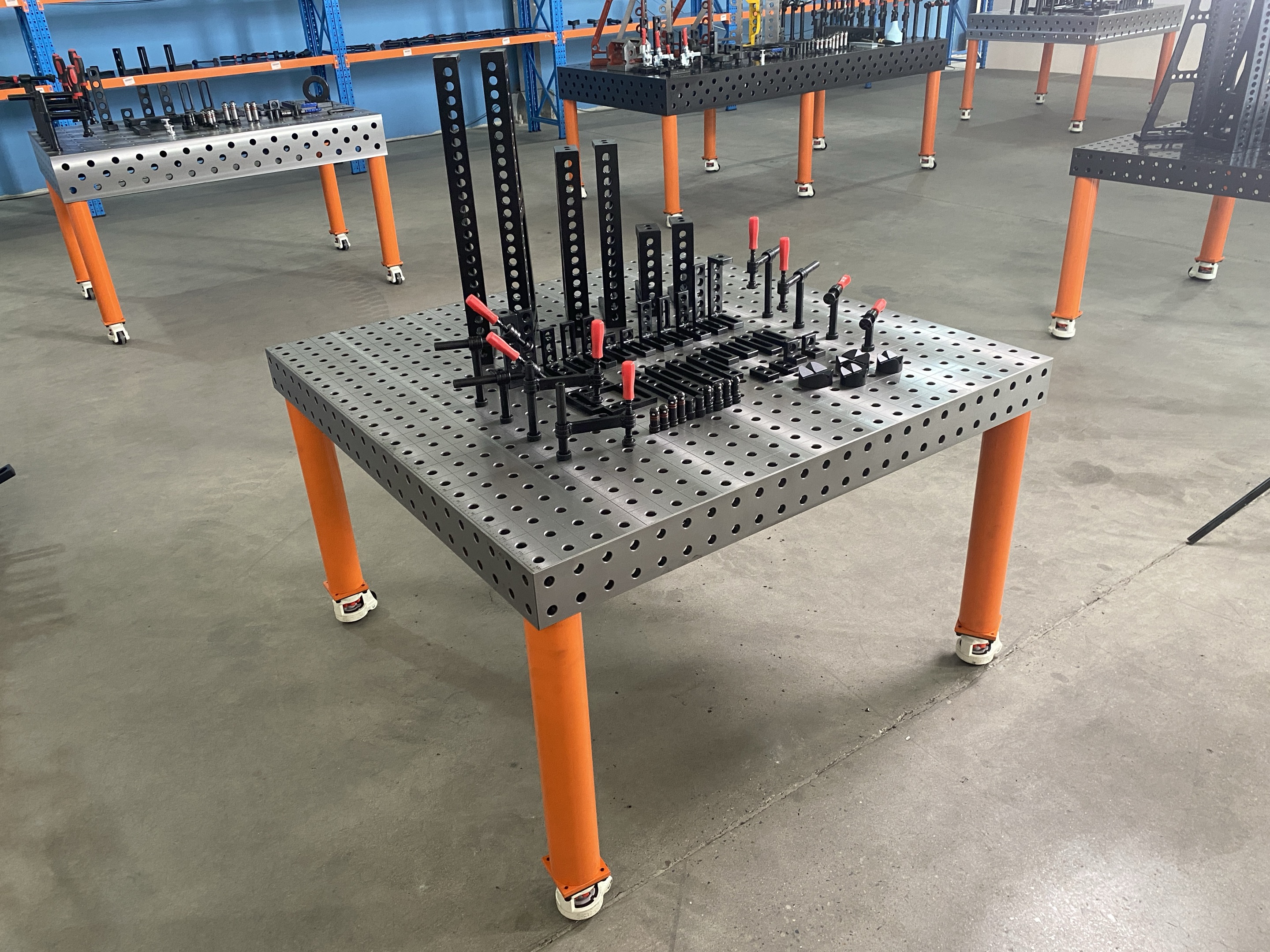 3D Modular Welding Table D16 1500x1000x100mm – Steel Q355