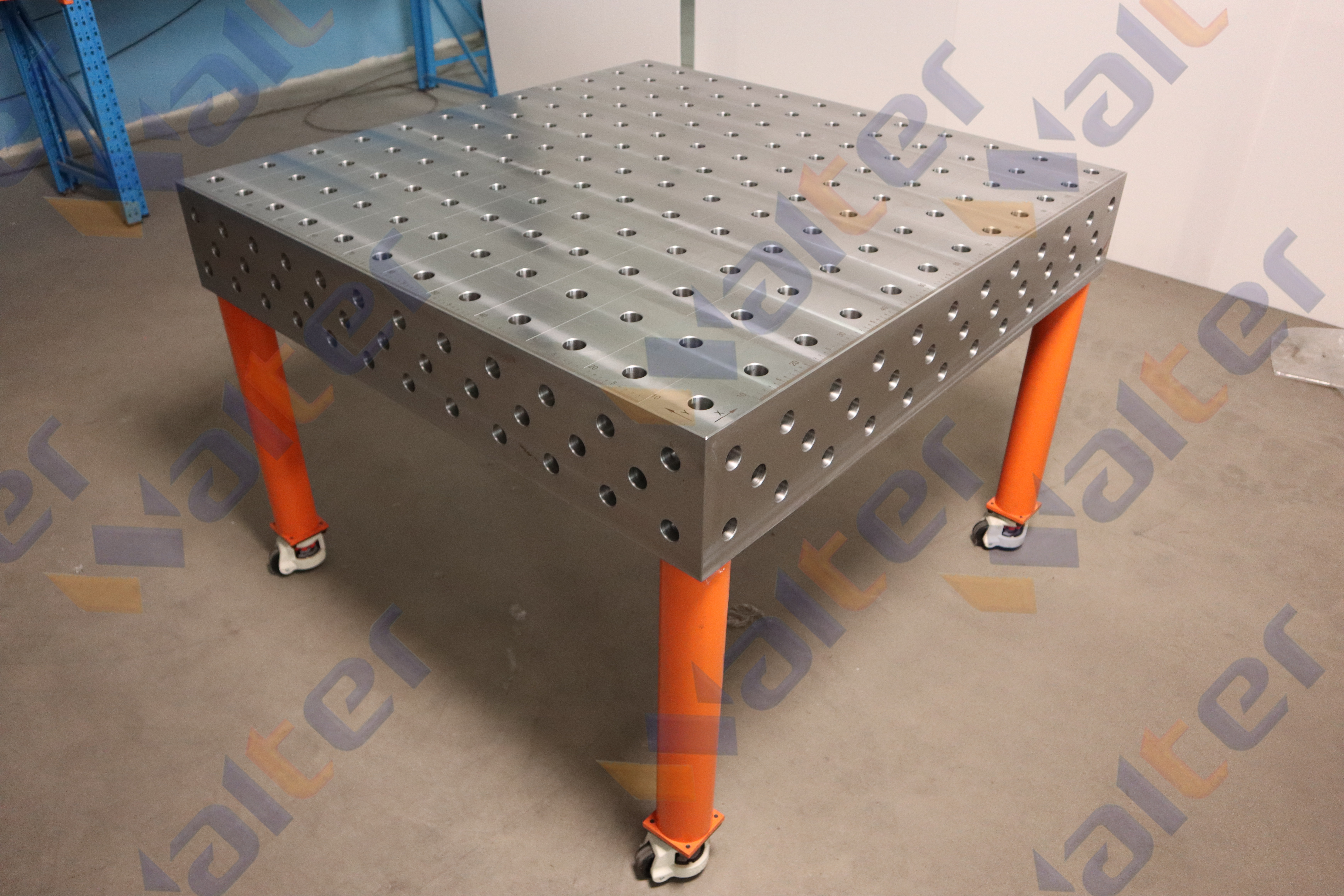 1500x1500 D28 3D Welding Table - Modular Plasma Nitrided Platform
