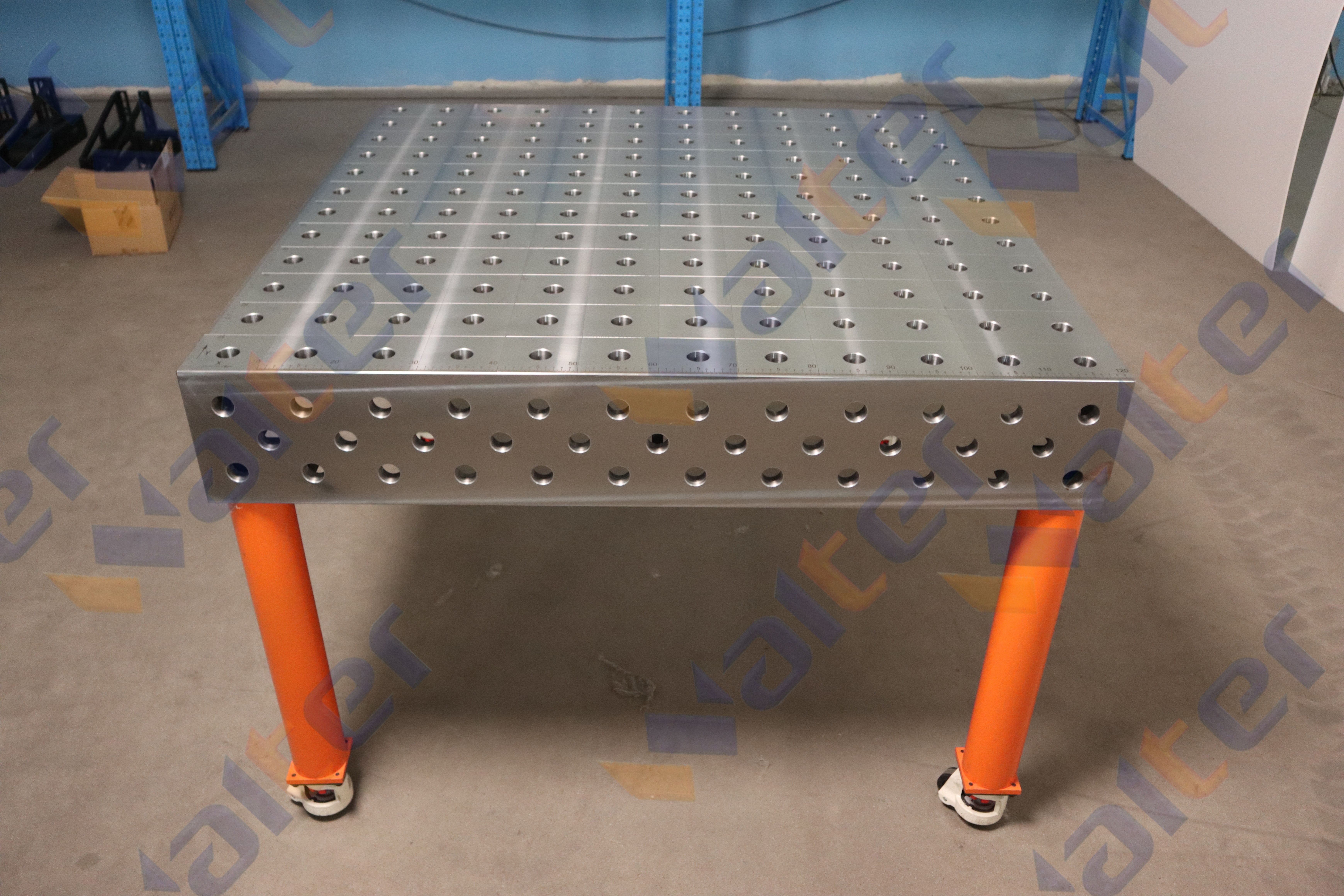 1500x1500 D28 3D Welding Table - Modular Plasma Nitrided Platform