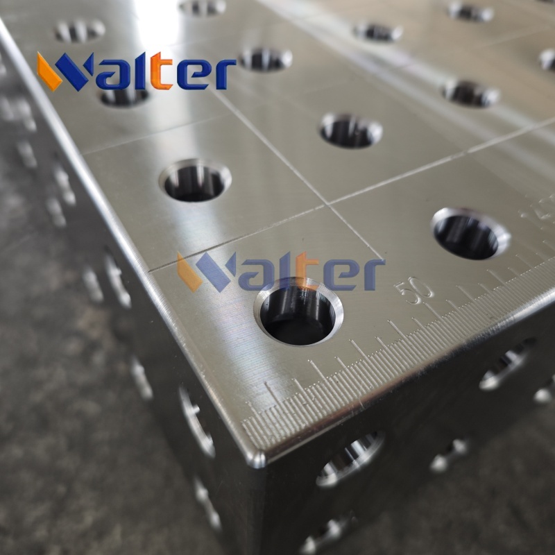 D28 Welding Table 1500x1500 | Steel S355 Plasma Nitrided Square Fixture Platform
