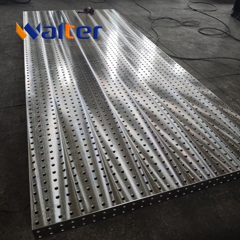 Walter D28 3D Welding Table 3000x2000mm - Steel S355 Durable Nitriding welding table System