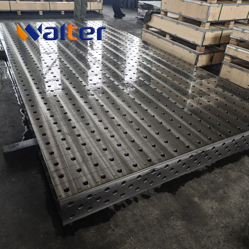 Walter D28 3D Welding Table 3000x2000mm - Steel S355 Durable Nitriding welding table System
