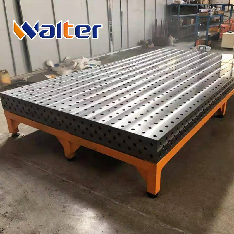 3D Welding Table D28 Steel S355 | Durable Plasma Nitriding Welding Platform 4000x2000mm
