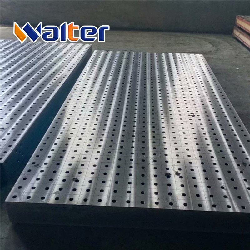 3D Welding Table D28 Steel Q355 | Durable Nitriding Welding Platform 2400x1200mm