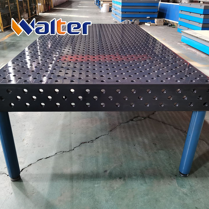 Walter D28 3D Welding Table 2000x2000mm - Steel S355 Durable Nitriding welding table System