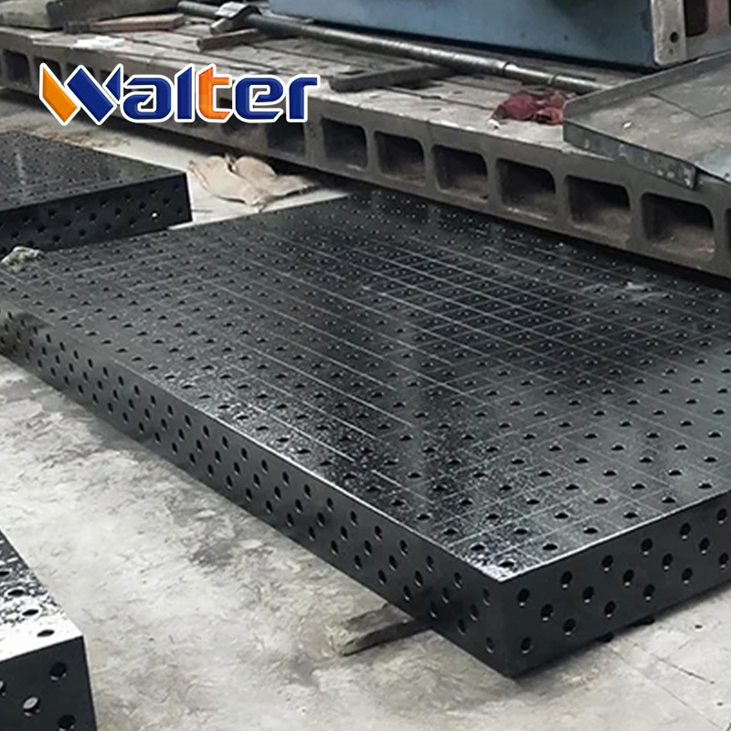 Walter D28 3D Welding Table 2000x2000mm - Steel S355 Durable Nitriding welding table System