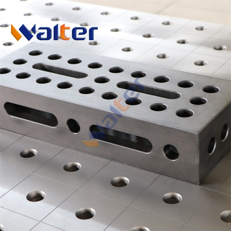 Square Connection Block 300x200x100mm for D28 3D Welding Table
