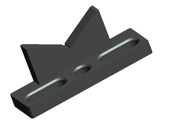 V Stop 250X100X75X120° for D28 3D Welding Table