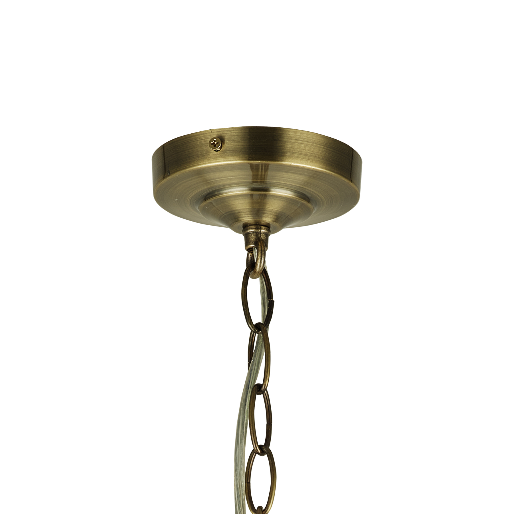 Modern Adjustable Height 5-Light Gold Chandelier with Ribbed Fabric Shades