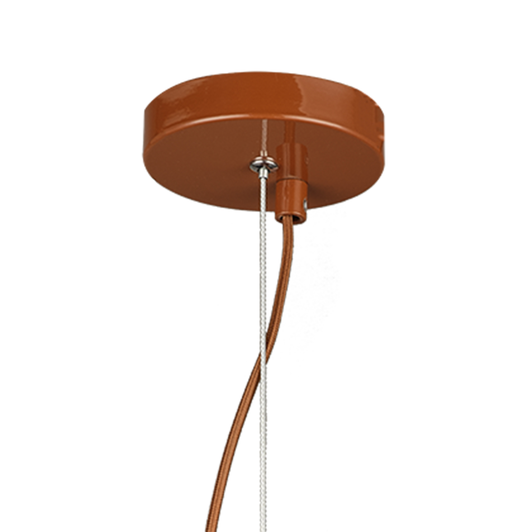 Retro Modern Round Metal Pendant Light - Adjustable Height, Dimmable LED Ceiling Lamp