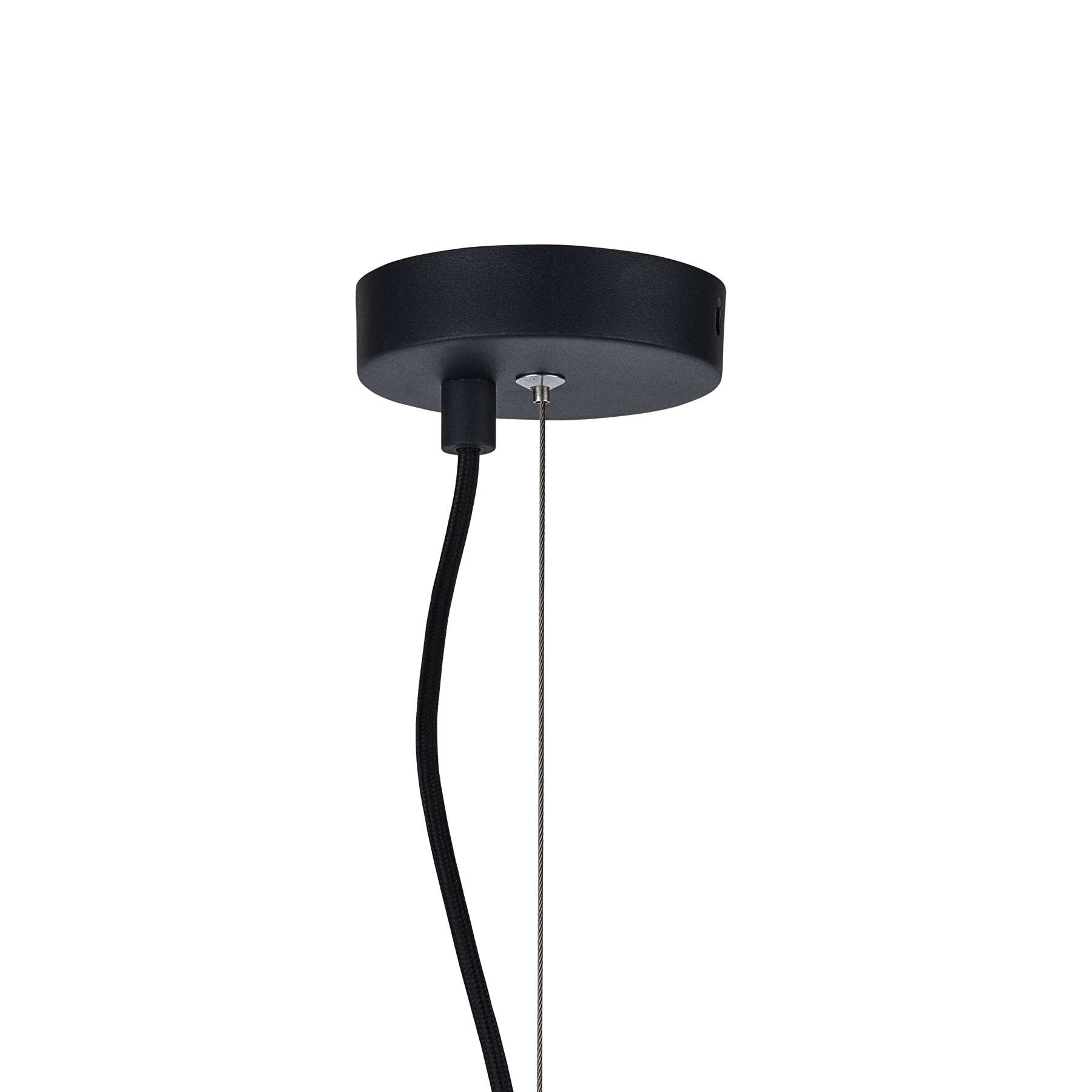 Modern Ribbed Ceramic Pendant Light with Matte Black Finish