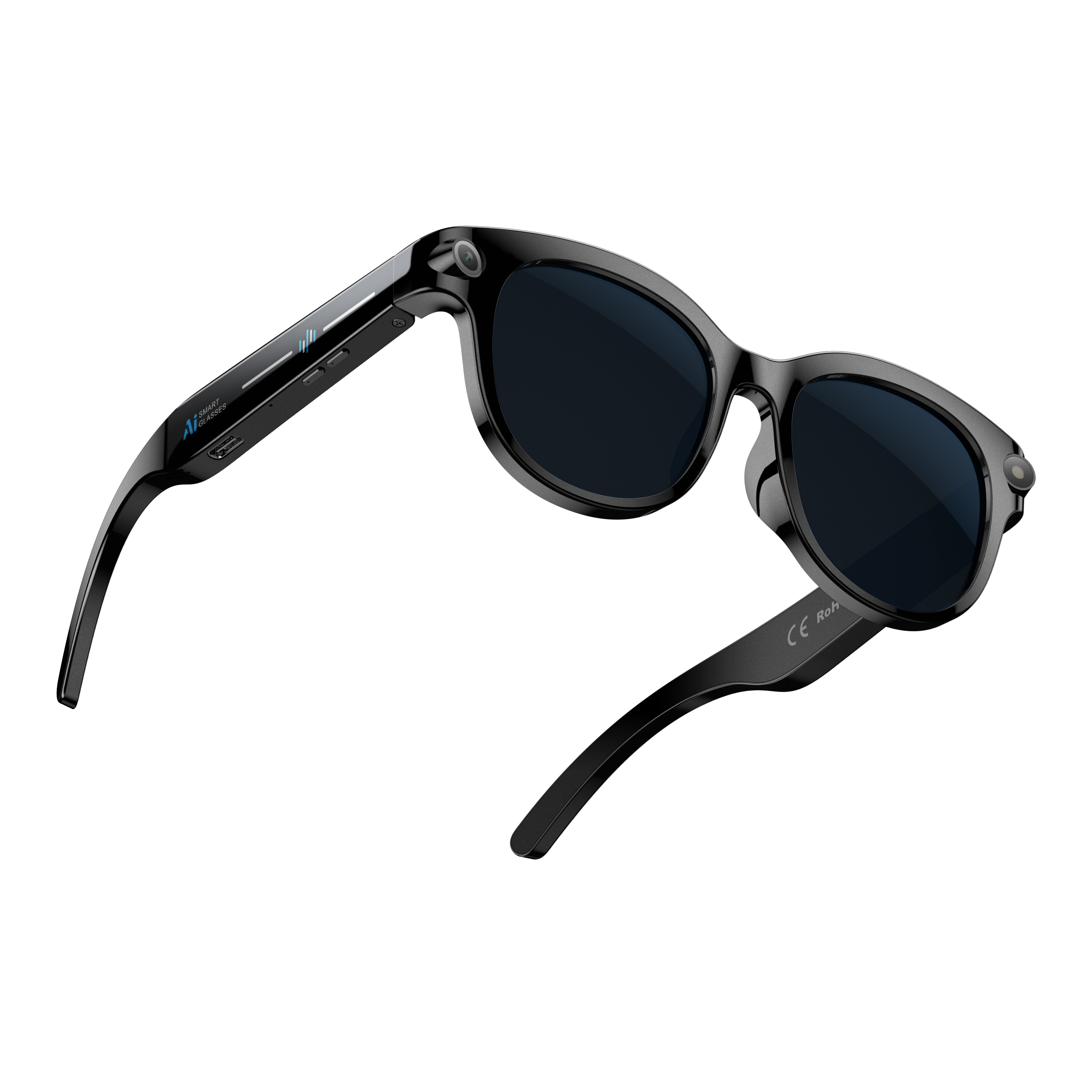 Morrison Bluetooth HD POV Video Shooting Vlog AI Smart Glasses with 8MP Camera