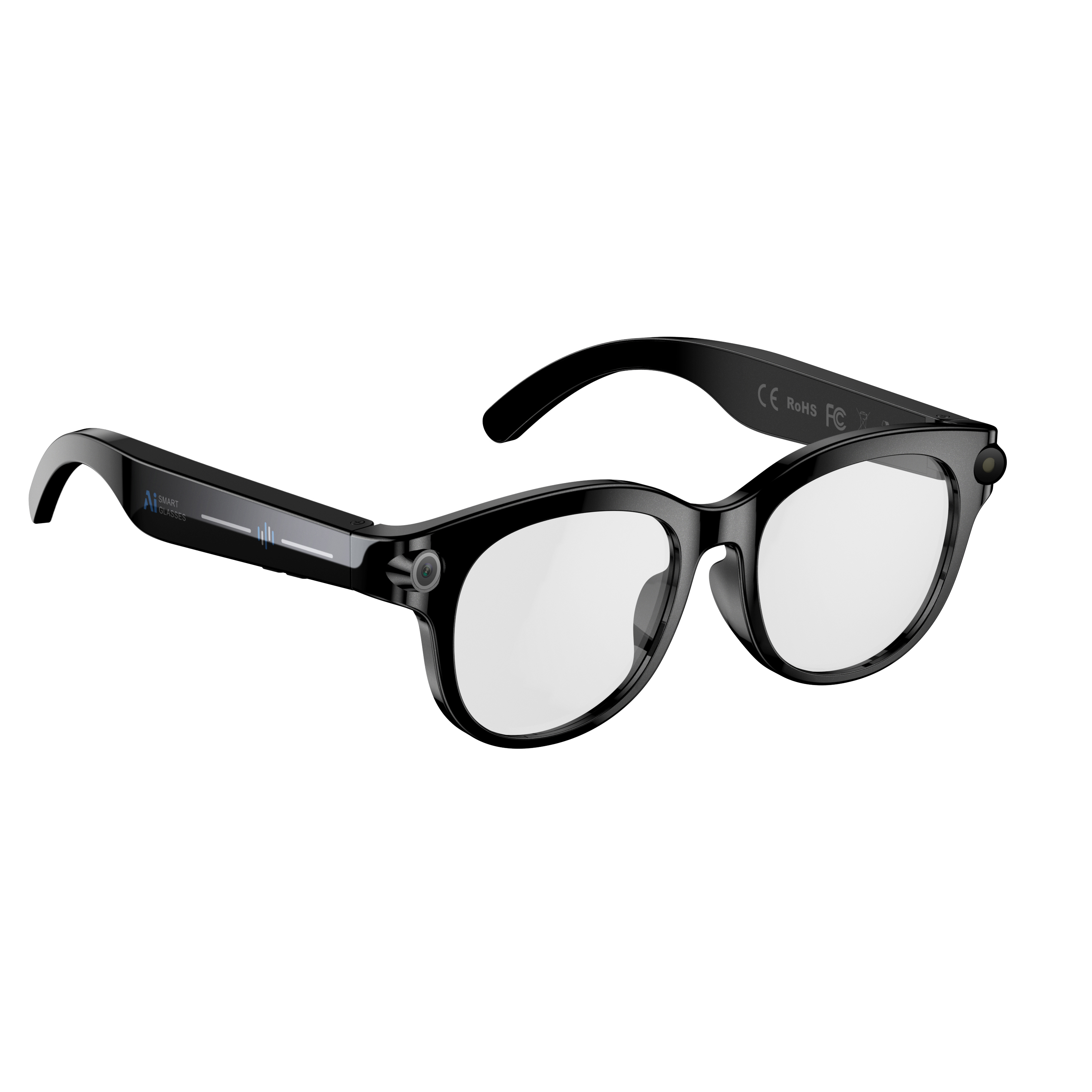 Morrison Bluetooth HD POV Video Shooting Vlog AI Smart Glasses with 8MP Camera and Voice Assistant