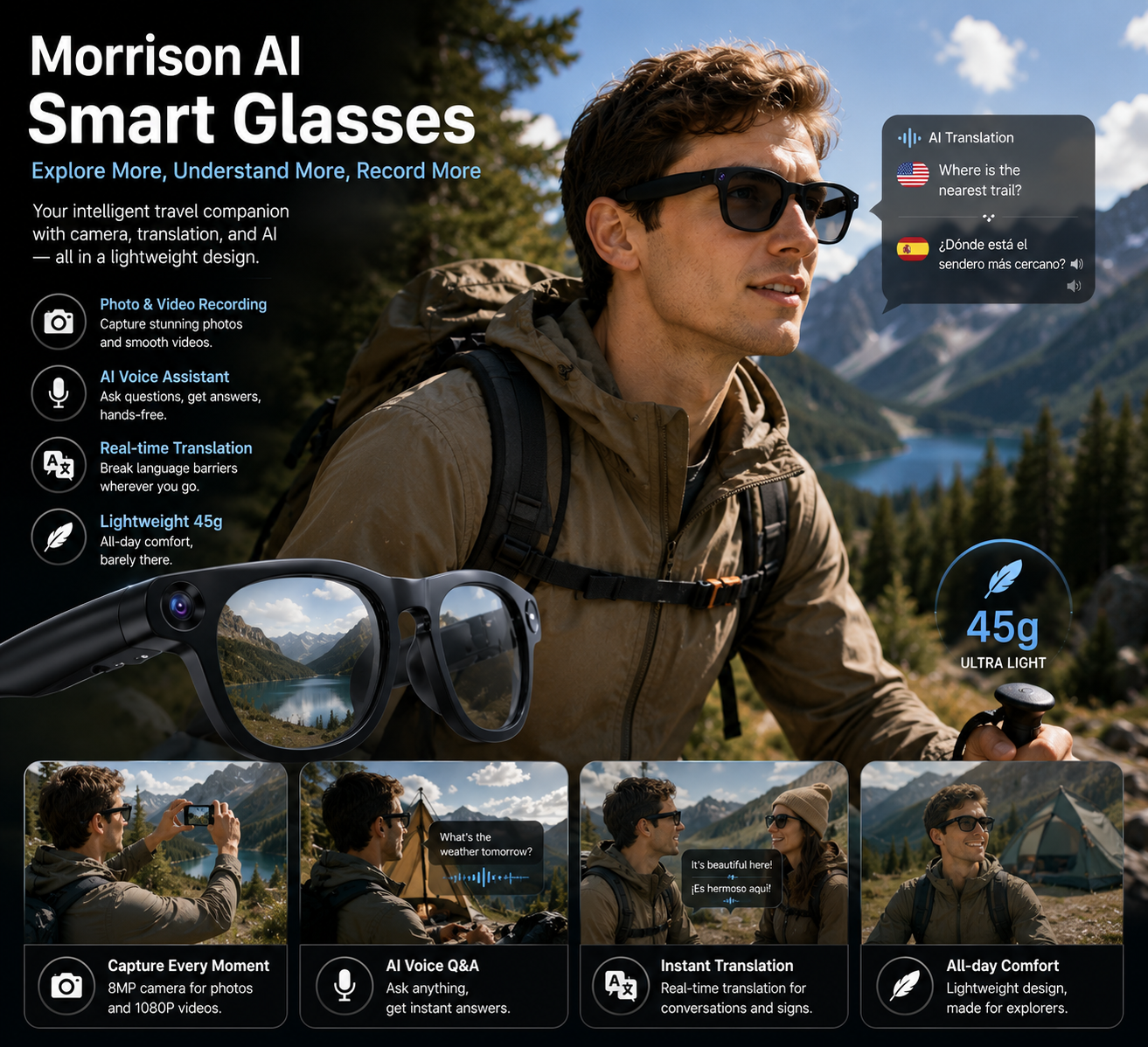 Smart Glasses Privacy Indicator and Data Protection Testing for Importers