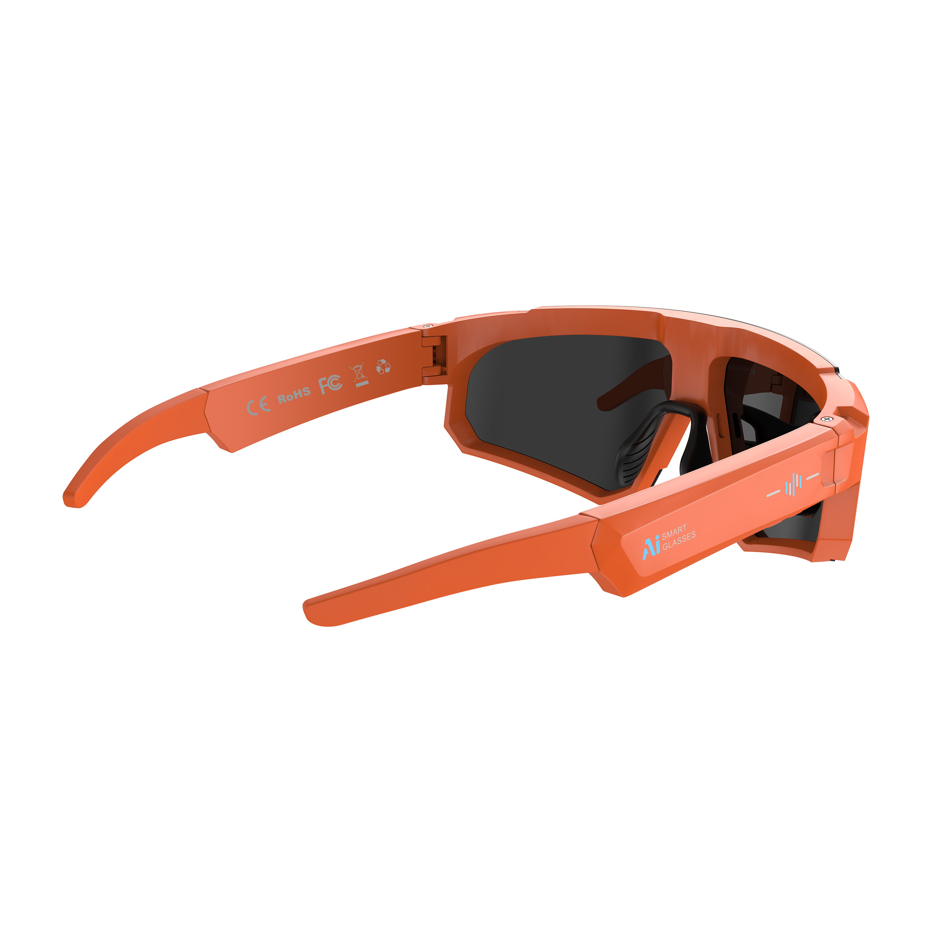 Morrison Bluetooth HD POV Video Shooting Vlog AI Smart Glasses for Cycling and Outdoor Sports
