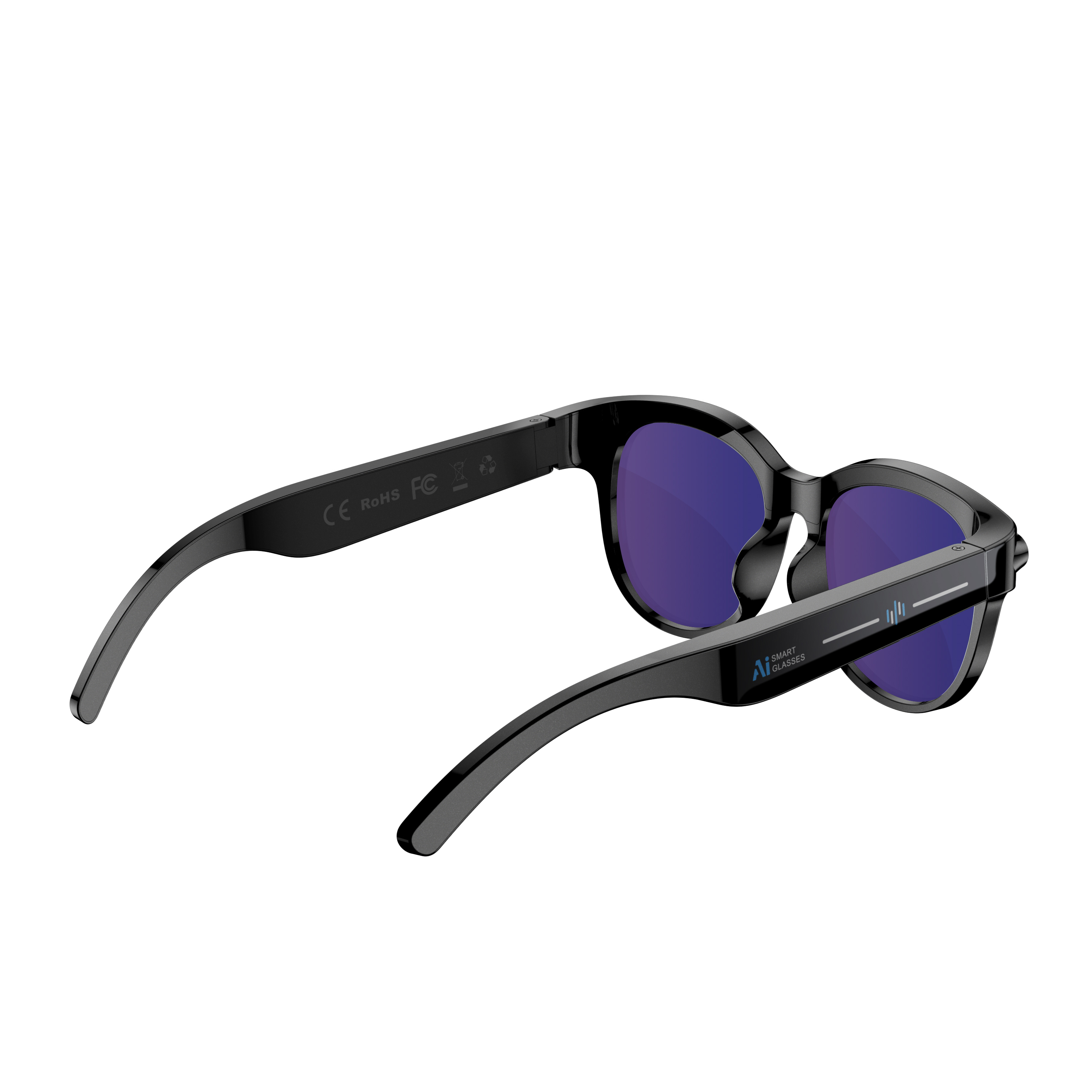 Morrison Bluetooth HD POV Video Shooting Vlog AI Smart Glasses with 8MP Camera and Voice Assistant