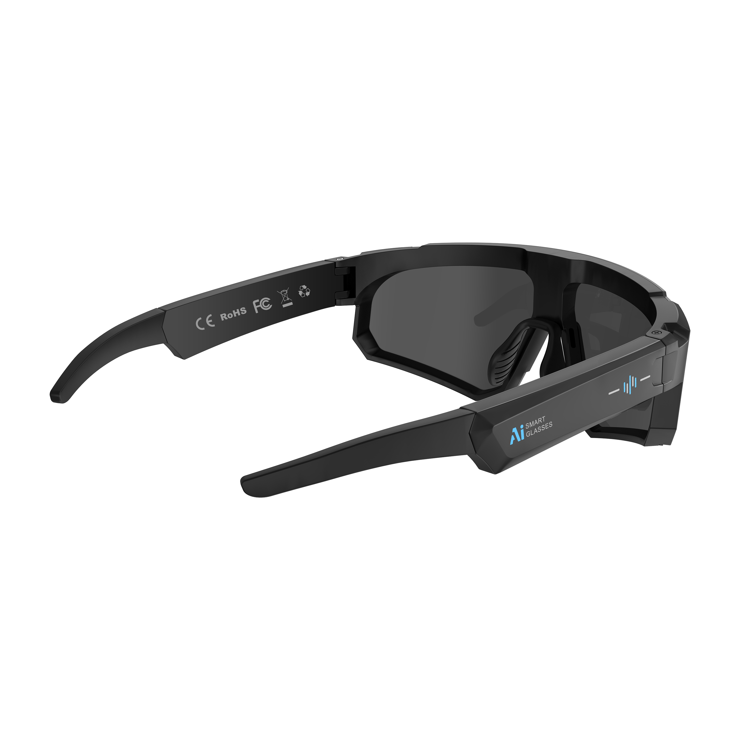 Morrison Bluetooth HD POV Video Shooting Vlog AI Smart Glasses with 8MP Camera