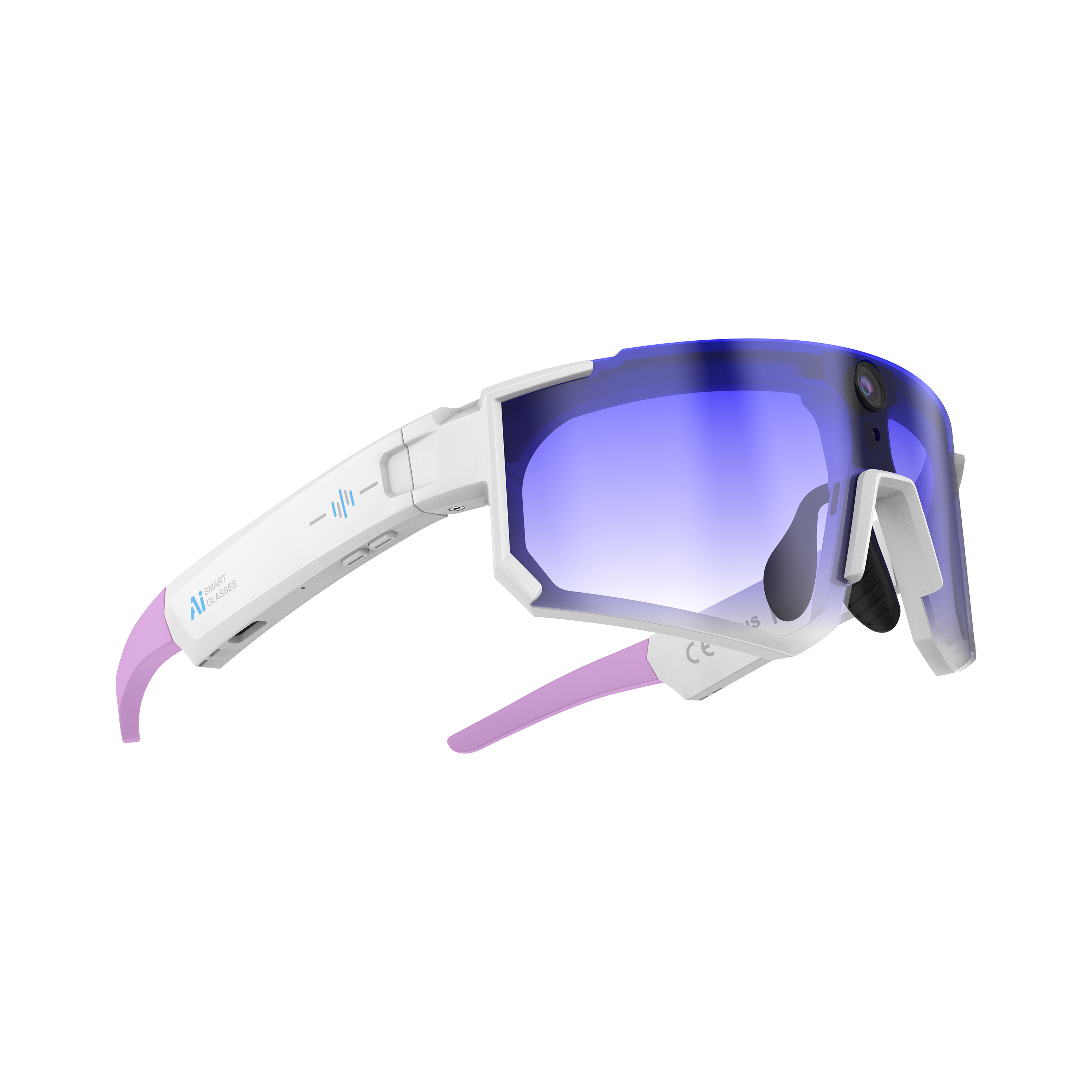 Morrison Bluetooth HD POV Video Shooting Vlog AI Smart Glasses 8MP Camera WiFi Translation Cycling Outdoor Sports Eyewear