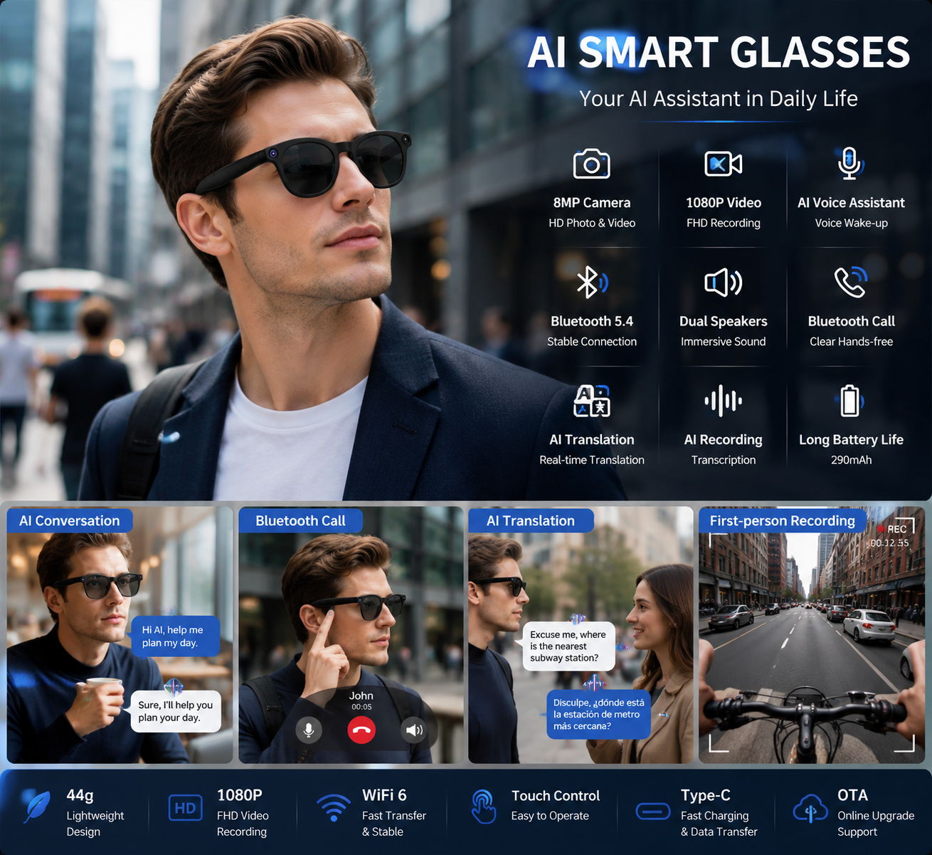 AI Assistants and Hands-Free Interaction in Smart Glasses for 2026