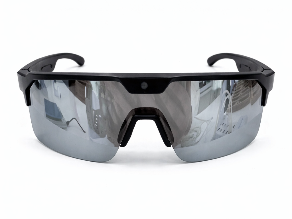 Morrison AI Smart Glasses 8MP Bluetooth HD POV Video Shooting Vlog AI Smart Glasses for Cycling Skiing Outdoor Sports