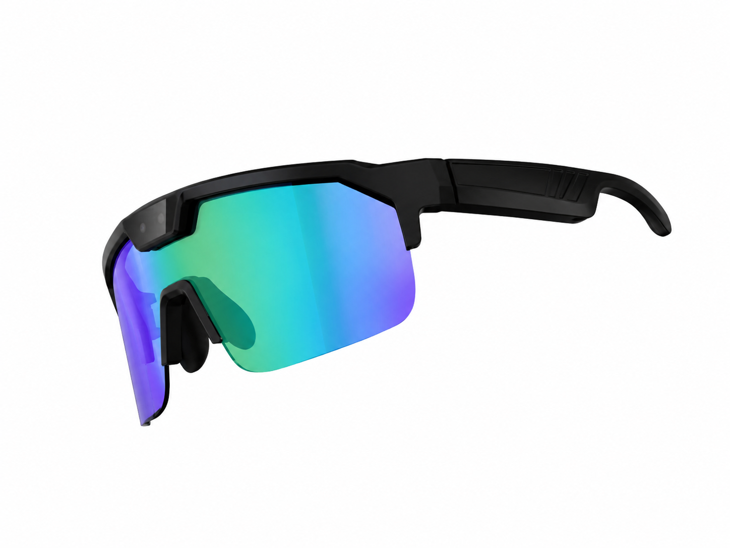 Morrison AI Smart Glasses 8MP Bluetooth HD POV Video Shooting Vlog AI Smart Glasses for Cycling Skiing Outdoor Sports