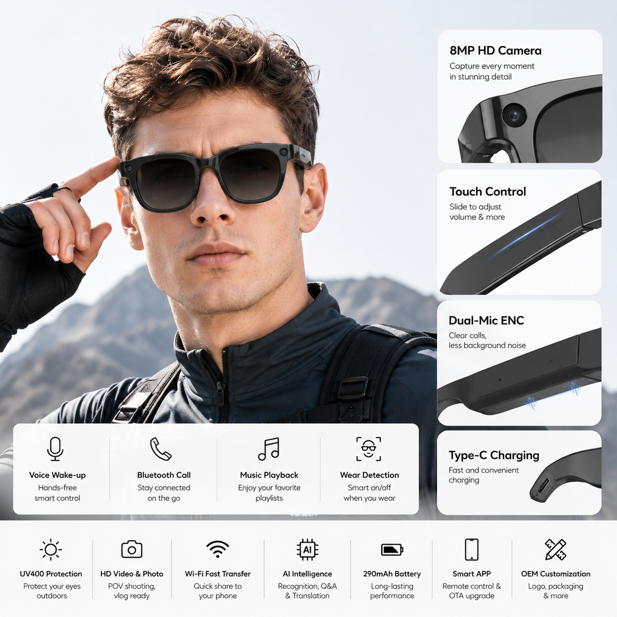 Why Global Brands Are Investing in Bluetooth AI Smart Glasses for HD POV Video Solutions