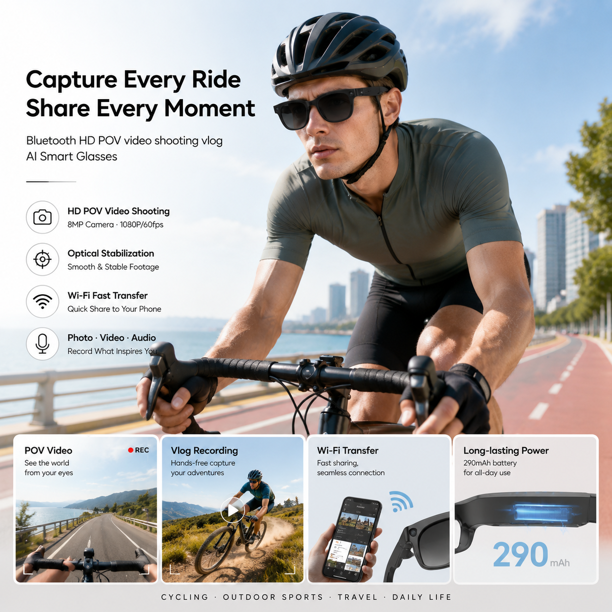Transforming Wearable Experiences with Bluetooth AI Smart Glasses