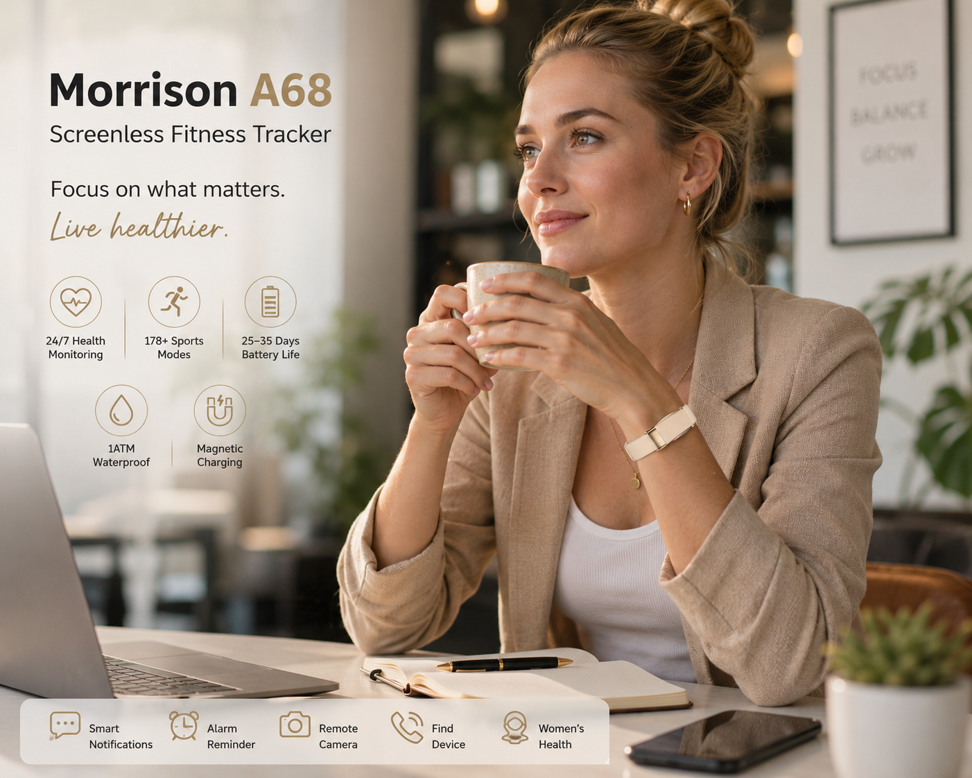 What Is a Screen-Free Fitness Tracker? A Smarter Way to Track Health Without Another Screen