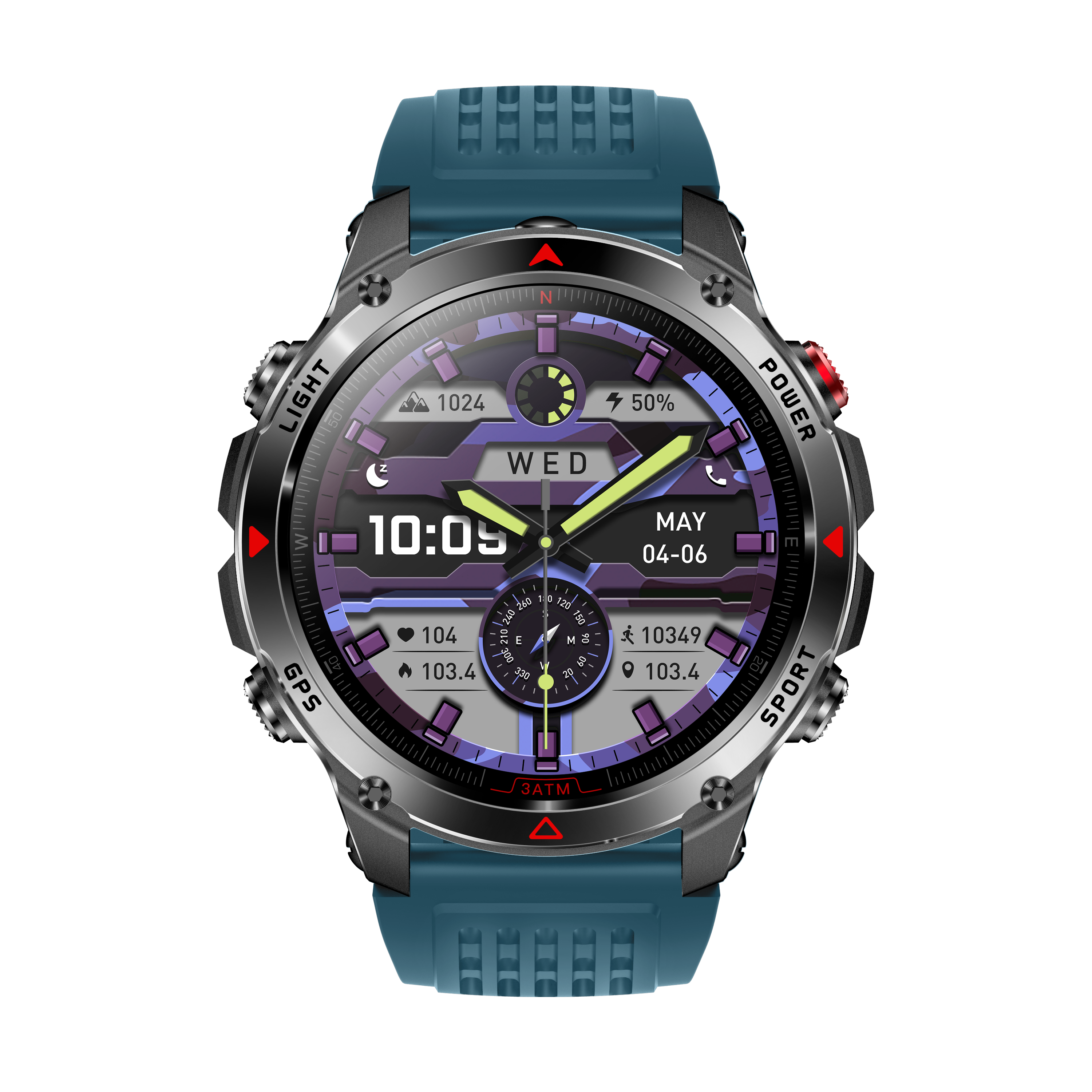 Morrison IP68 Elegant Luxury Smart Watch with GPS, Bluetooth Calling, Heart Rate Monitor & Outdoor Sports Tracking