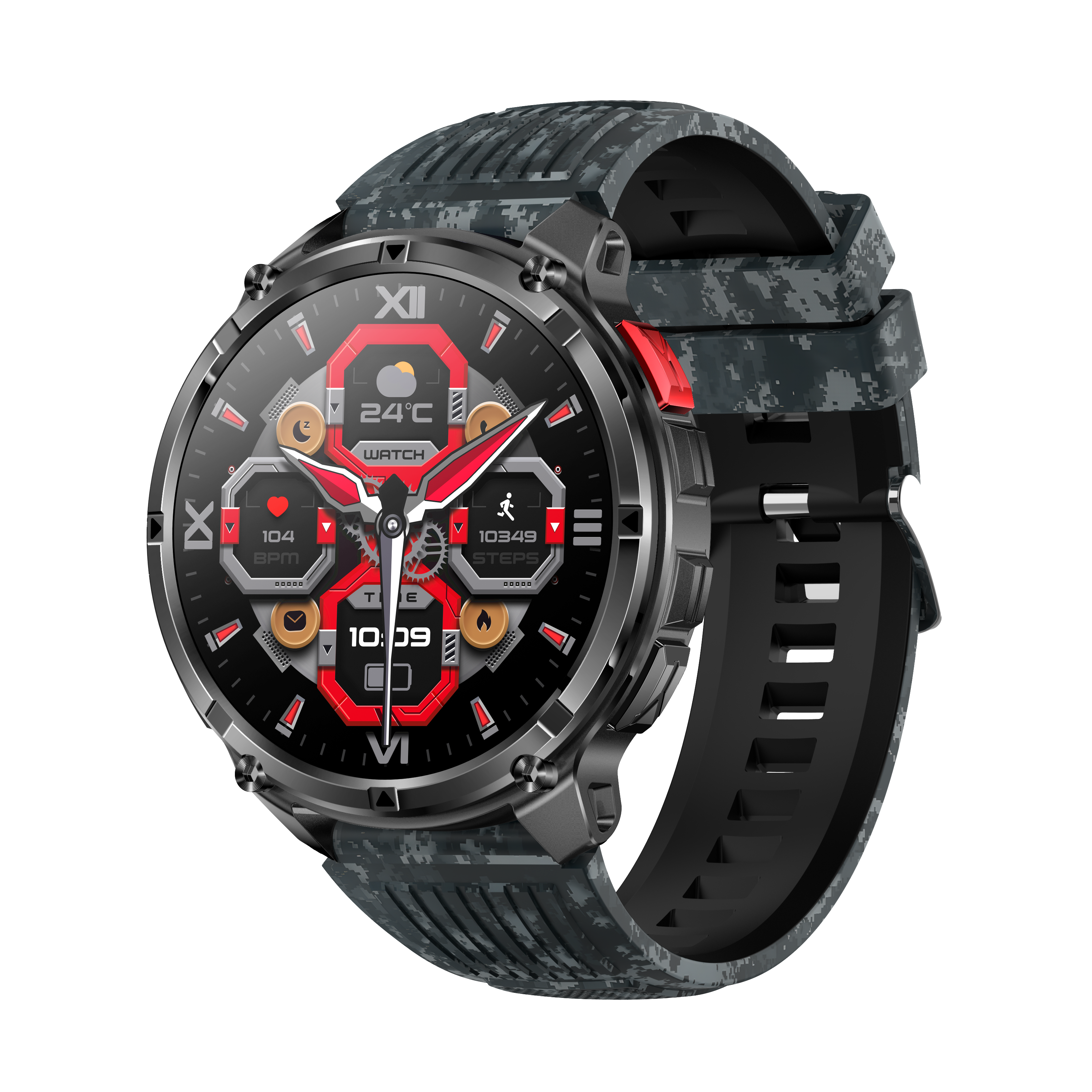 Morrison IP68 Elegant Luxury Smart Watch with Bluetooth Calling, 1.7'' IPS Display and 1100mAh Battery
