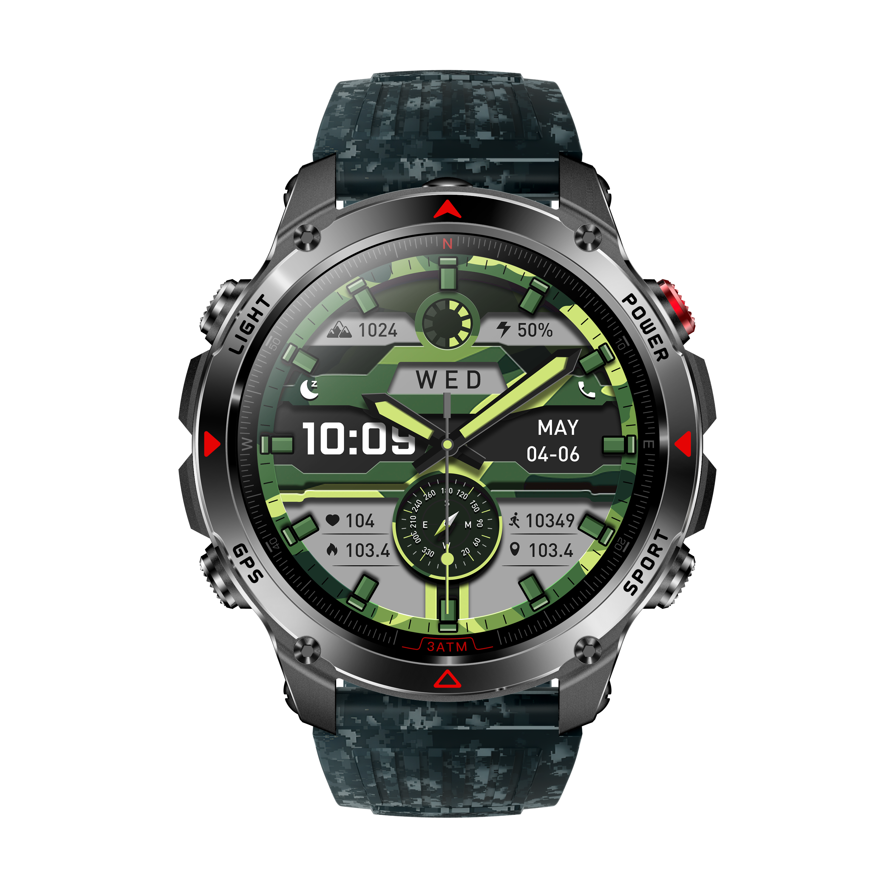 Morrison IP68 Elegant Luxury Smart Watch GPS Outdoor Sports Fitness Tracker with Bluetooth Calling