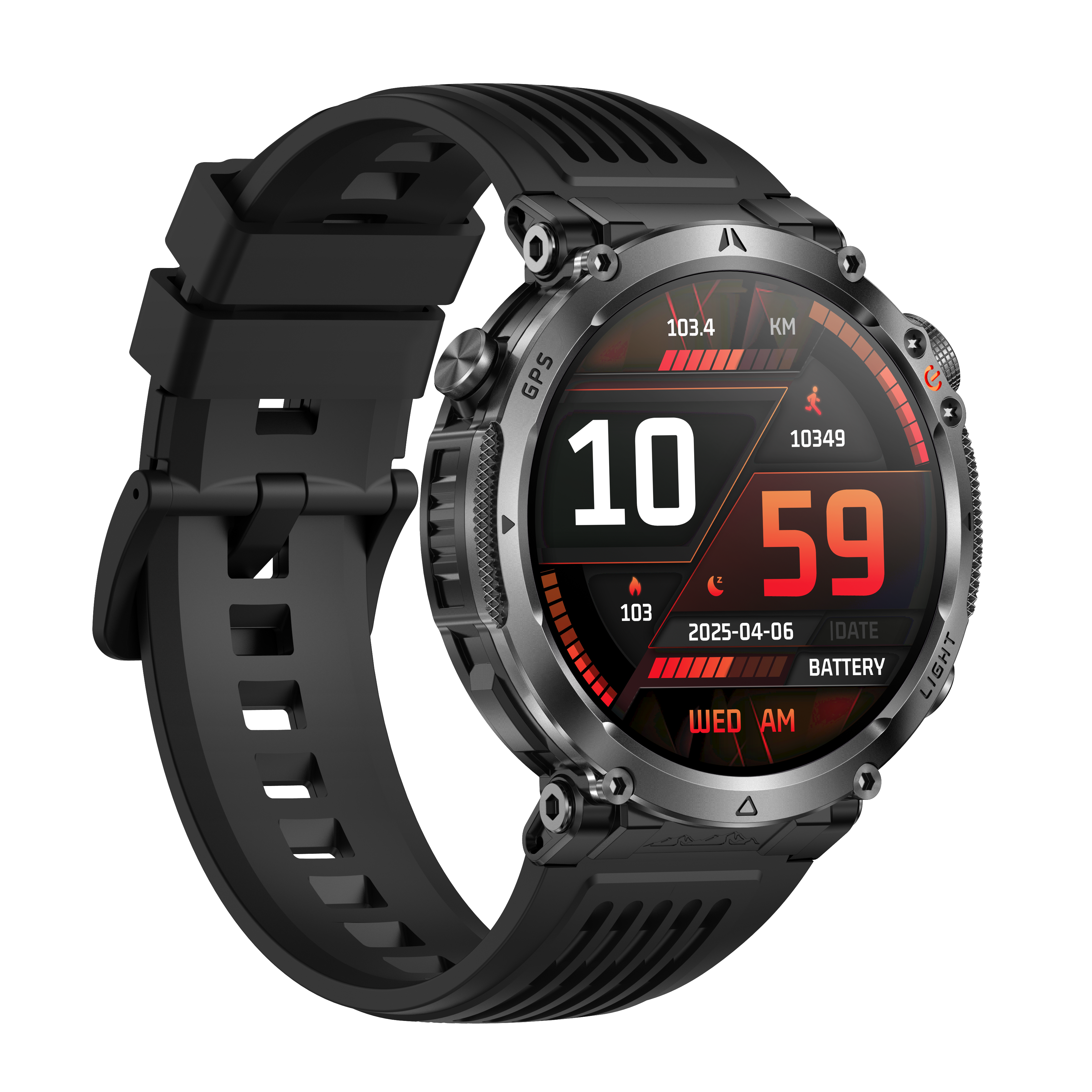 Morrison IP68 Elegant Luxury Smart Watch with GPS Outdoor Sports Tracking and Bluetooth Calling