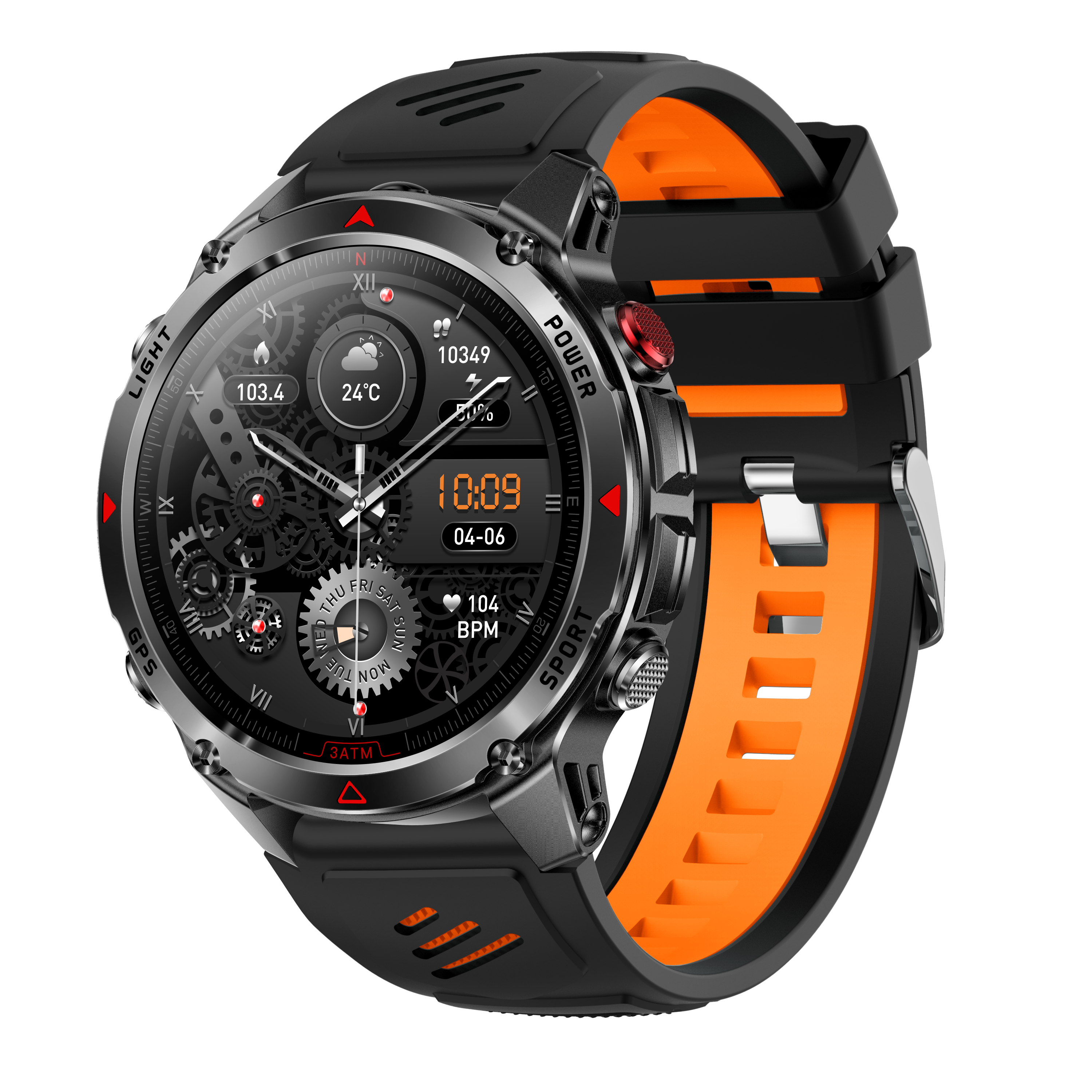 Morrison IP68 Elegant Luxury Smart Watch with GPS, Bluetooth Calling & Health Monitoring