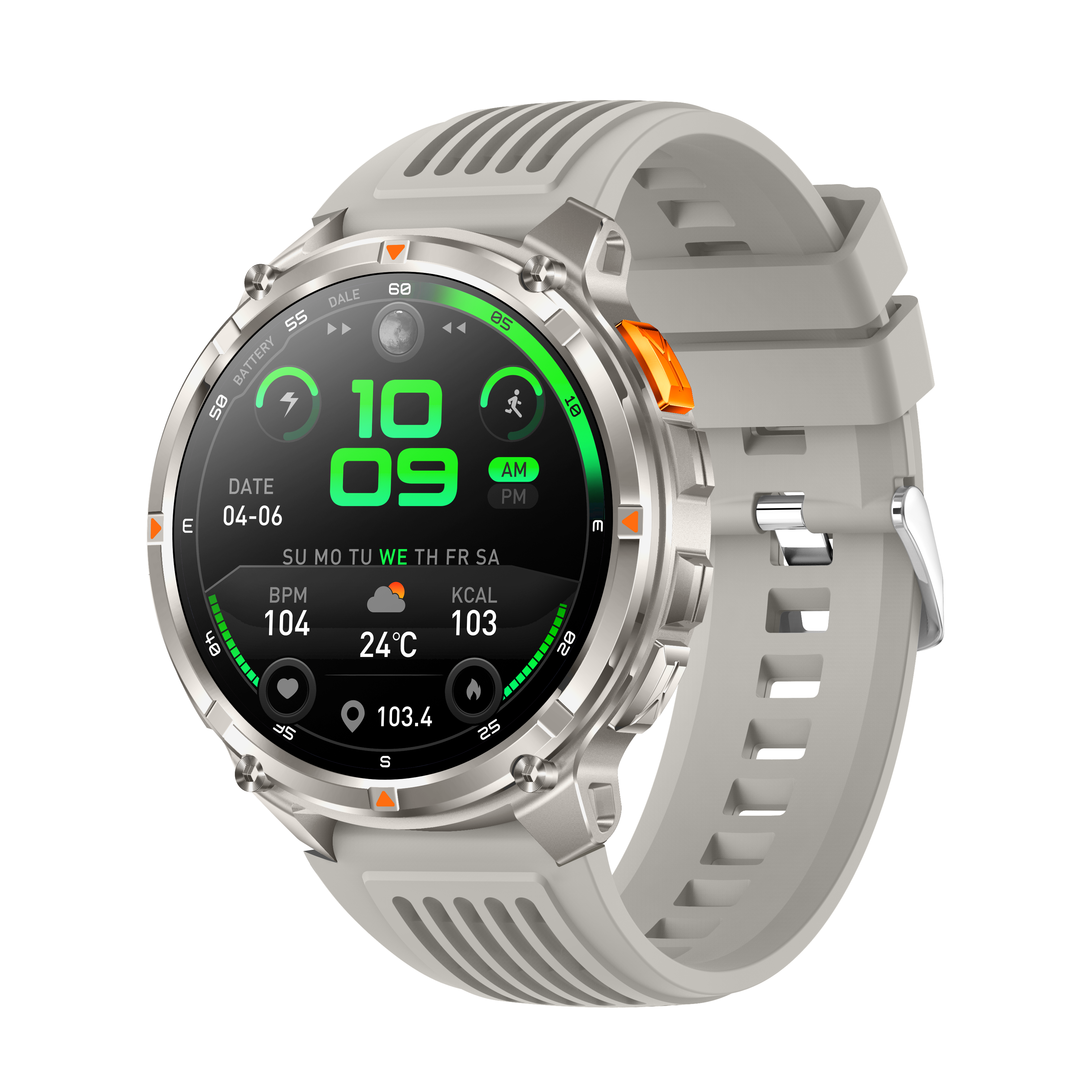 Morrison IP68 Elegant Luxury Smart Watch 1.7'' HD Bluetooth Calling Fitness Watch