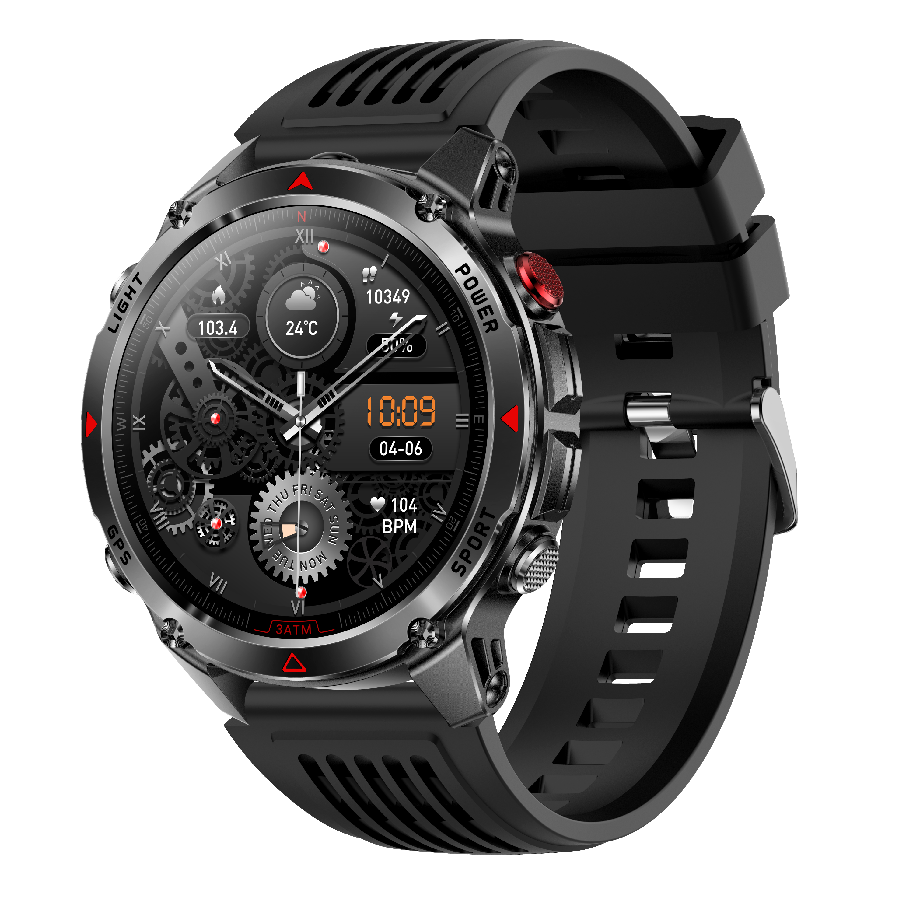 Morrison IP68 Elegant Luxury Smart Watch with GPS, Bluetooth Calling and Health Monitoring