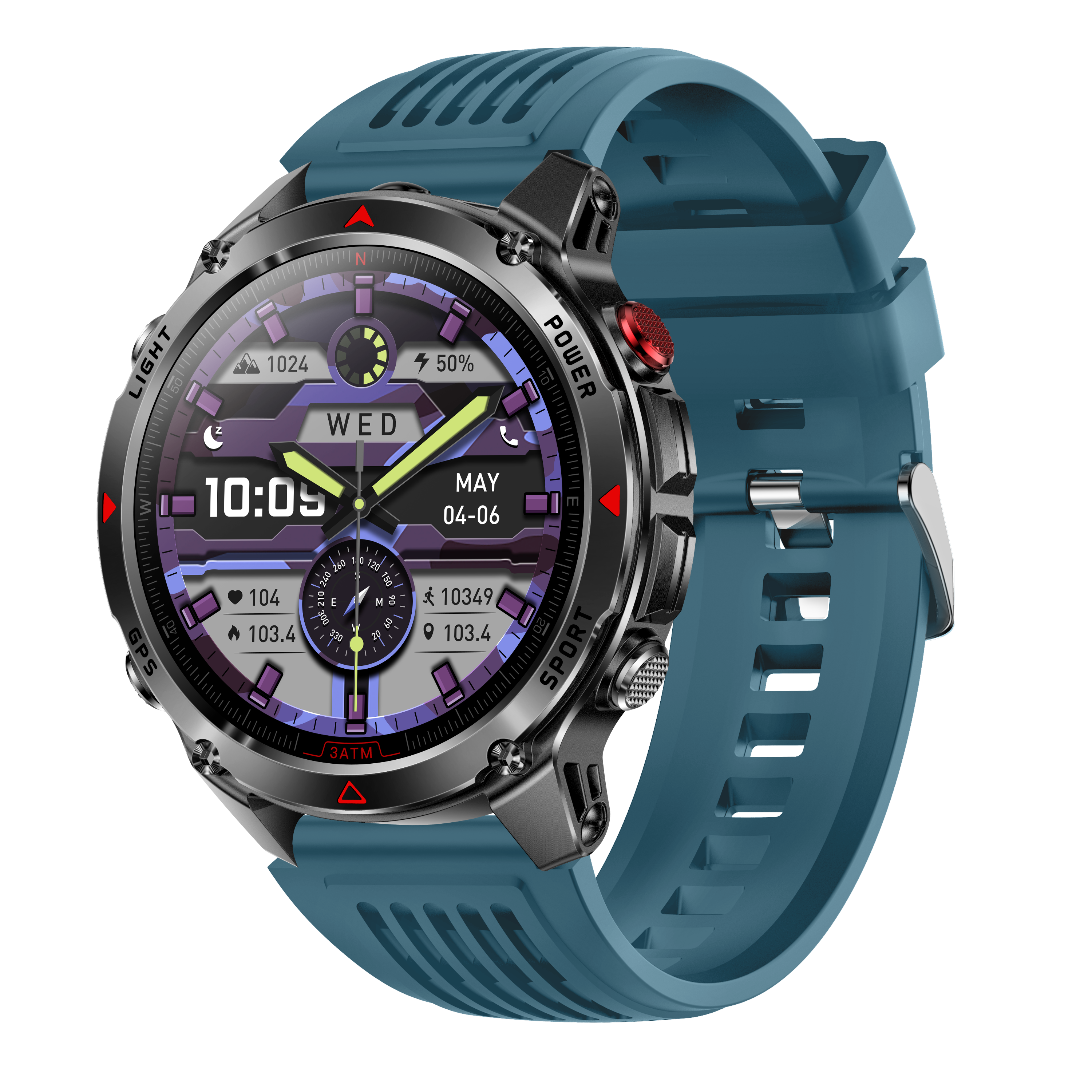 Morrison IP68 Elegant Luxury Smart Watch with GPS, Bluetooth Calling, Heart Rate Monitor & Outdoor Sports Tracking